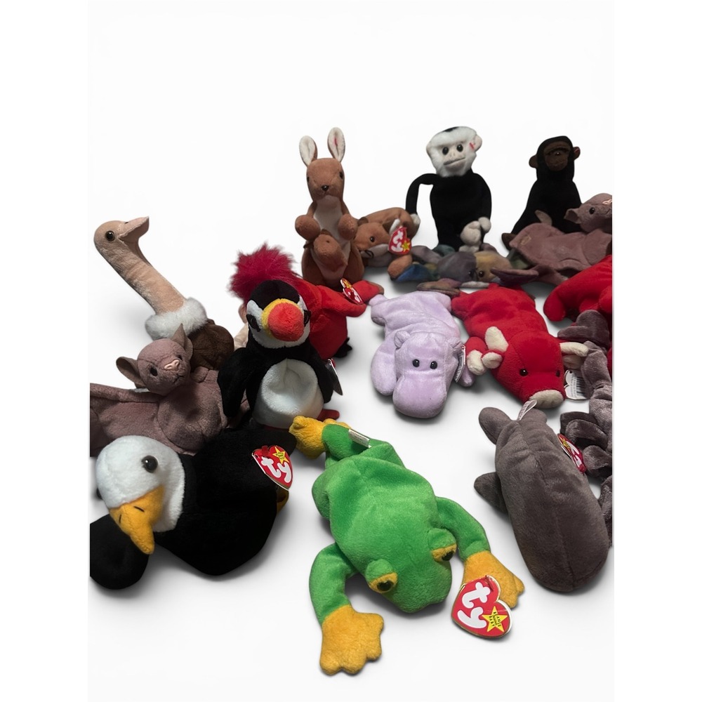 Lot of 30+ Ty Beanie Babies Vintage Collection with Tags(Mixed Animals Plush) - Picture 5 of 5